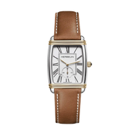 ART DÉCO - SMALL SECONDS - TWO-TONE & LEATHER