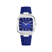 CAP CAMARAT SQUARE - QUARTZ - BLEU & FKM BLEU