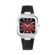 CAP CAMARAT - SQUARE - NOIR & ROUGE