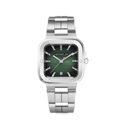 CAP CAMARAT - SQUARE QUARTZ - ACIER & VERT