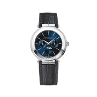 NEWPORT - SLIM PHASE DE LUNE - ACIER & CUIR