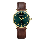INSPIRATION - AUTOMATICO - VERDE & CUOIO MARRONE