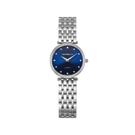 EPSILON - QUARTZ ACIER - BLEU & DIAMANTS