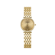 EPSILON - QUARTZ - PVD ORO GIALLO & DIAMANTI