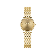 EPSILON - QUARTZ - PVD OR JAUNE & DIAMANTS