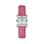 Ve AVENUE - QUARTZ - NACRE BLANCHE & CUIR ROSE