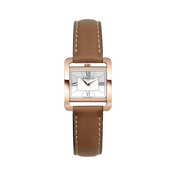 Ve AVENUE - QUARTZ - PVD OR ROSE & CUIR