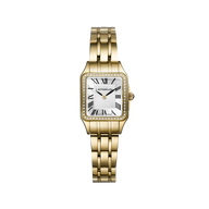 LUNA - MINI QUARTZ - PVD GULDBELAGT & DIAMANTER