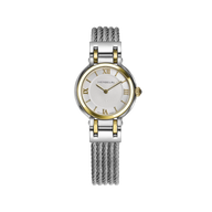GALET - QUARTZ BICOLORE - BLANC