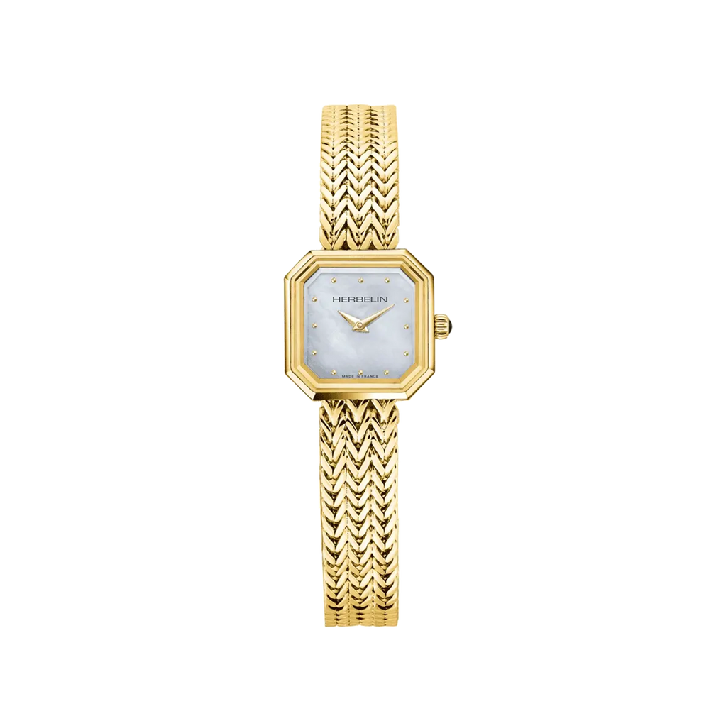 OCTOGÔNE - QUARTZ - GILDED & MOTHER-OF-PEARL