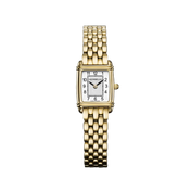 ART DÉCO - TONNEAU QUARTZ - PVD OR JAUNE