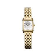 ART DÉCO - TONNEAU QUARTZ - PVD OR JAUNE