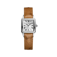 LUNA - QUARTZ - CUIR AUTRUCHE