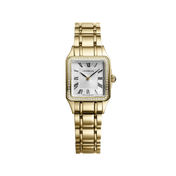 LUNA - QUARTZ - PVD GULT GULD & DIAMANTER