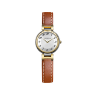 LADY H - QUARTZ - BICOLORE & CUIR