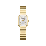 OCTOGÔNE - QUARTZ - NACRE BLANCHE & PVD OR JAUNE