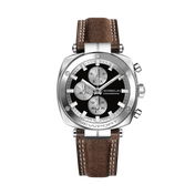 NEWPORT - HÉRITAGE CHRONOGRAPHE - ACIER & CUIR