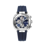 NEWPORT - HÉRITAGE CHRONOGRAPHE - ACIER & BLEU