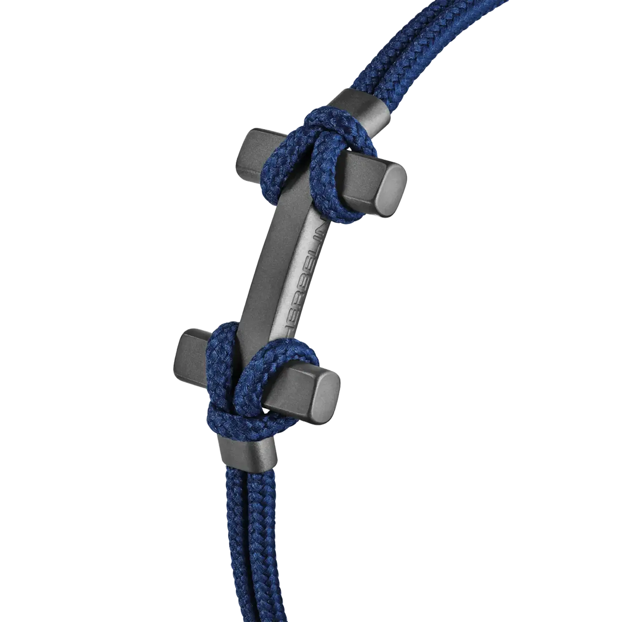 Détail du bracelet Amarrage, titane