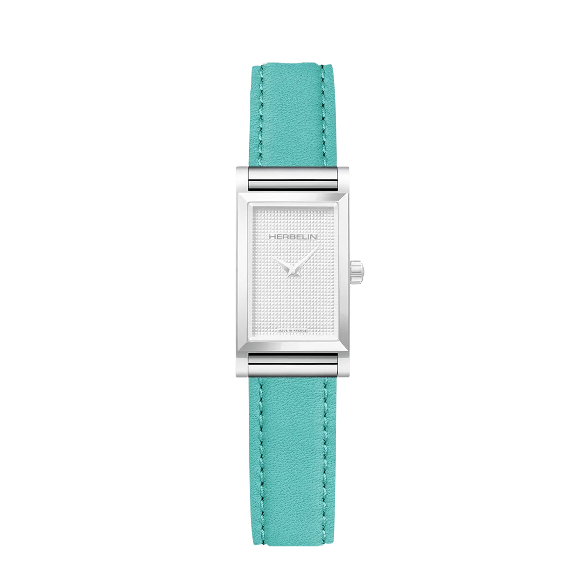 Bracelet Antarès simple en cuir bleu