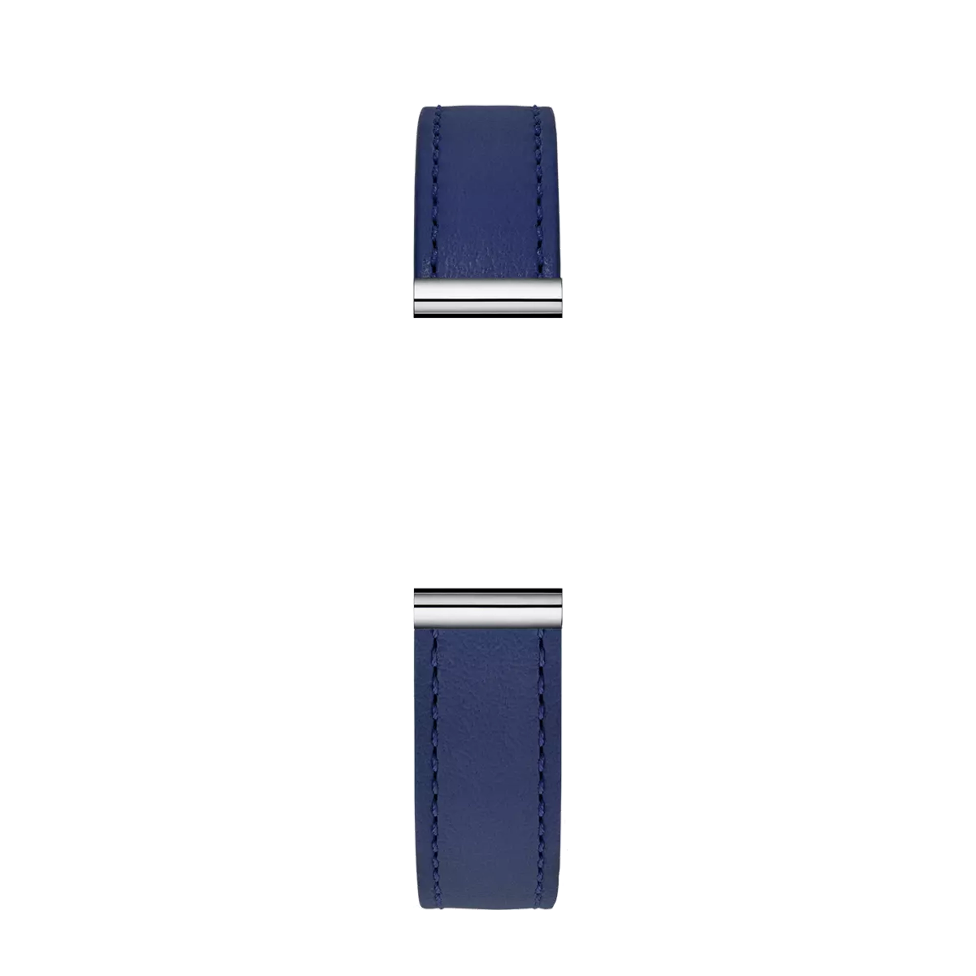Einfaches Antarès Armband aus blauem Leder