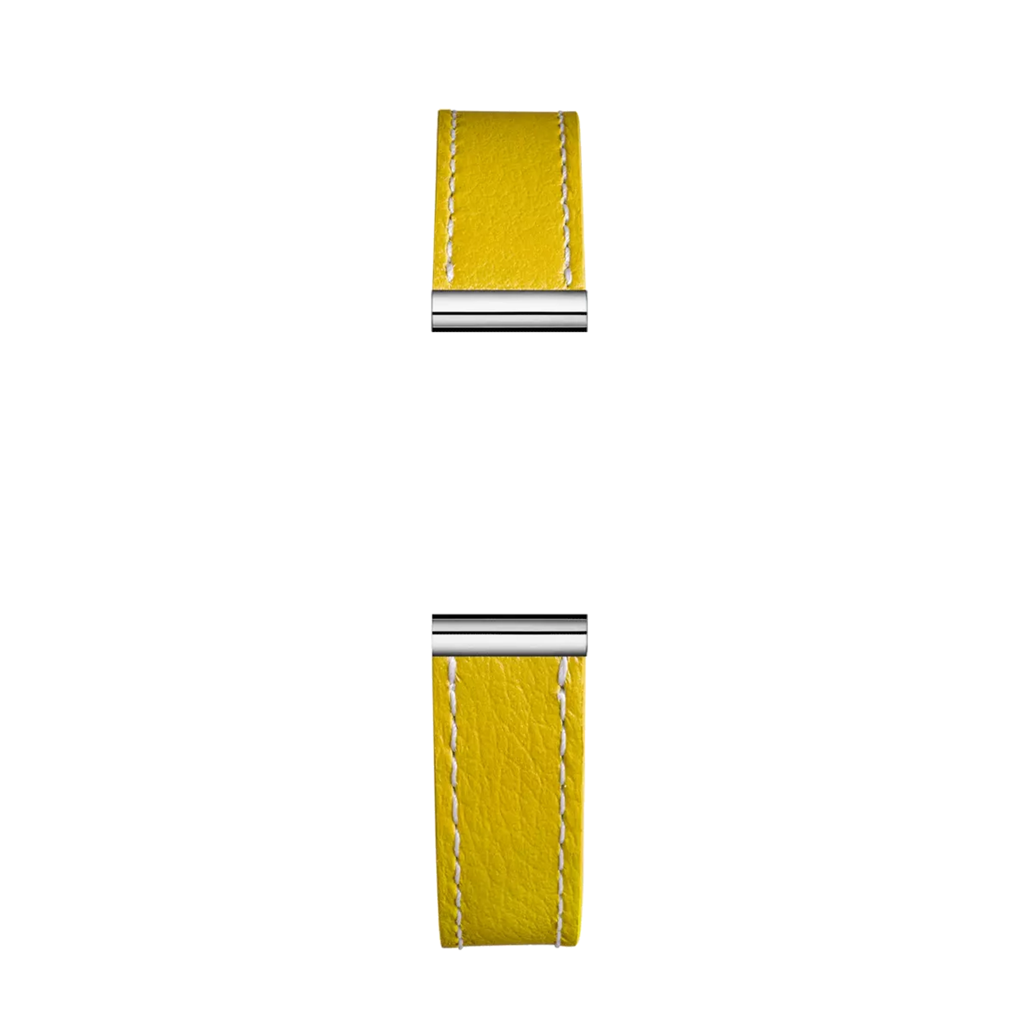 Bracelet Antarès simple en cuir jaune
