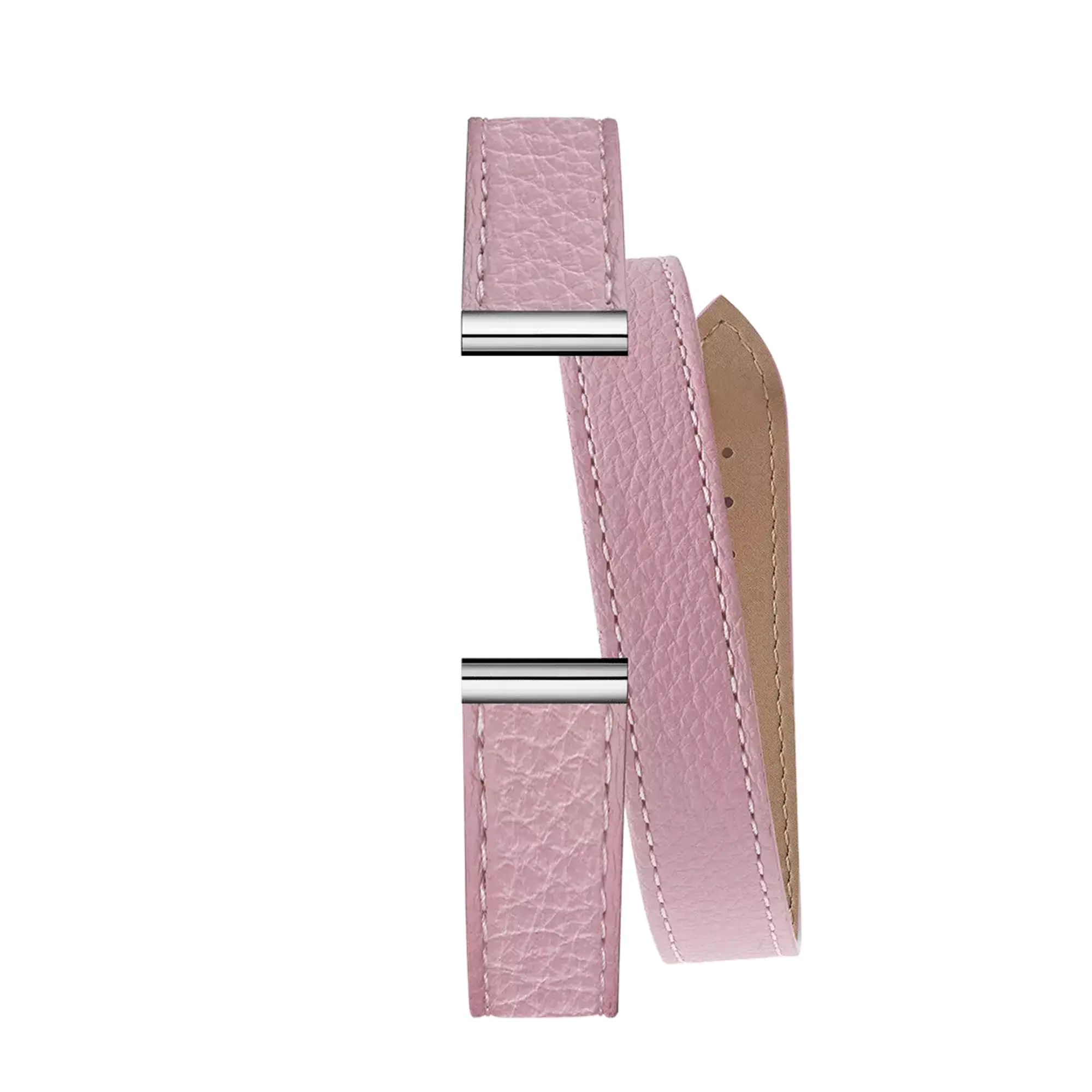 Antarès rem i dobbelt pink kornlæder