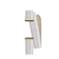 ANTARÈS - BRACELET DOUBLE - BLANC IGUANE