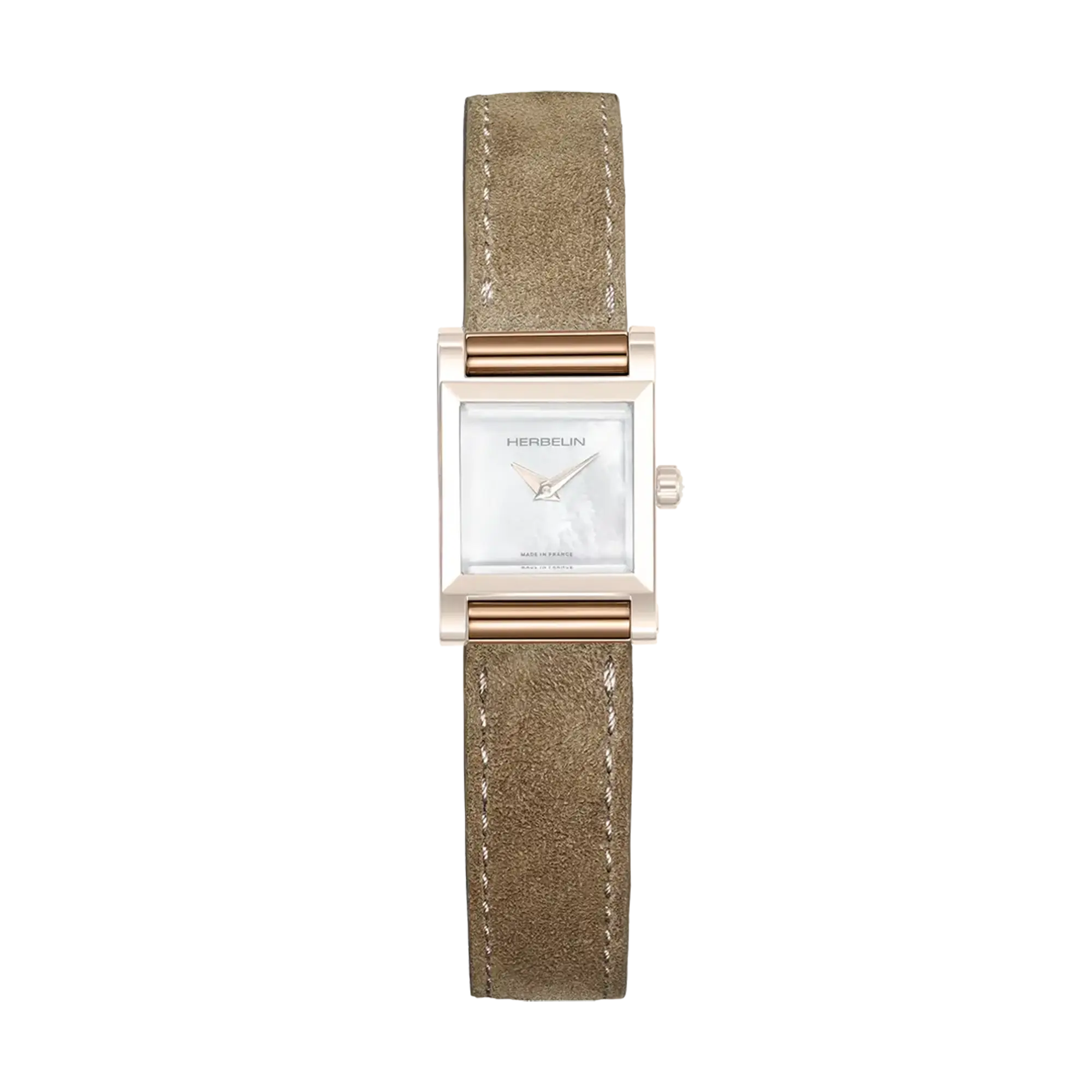 Antarès Einzelarmband aus kamelfarbenem Wildleder