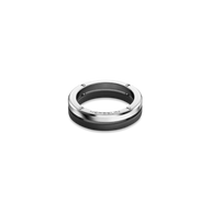 RING NEWPORT DUO – STAHL & TITAN