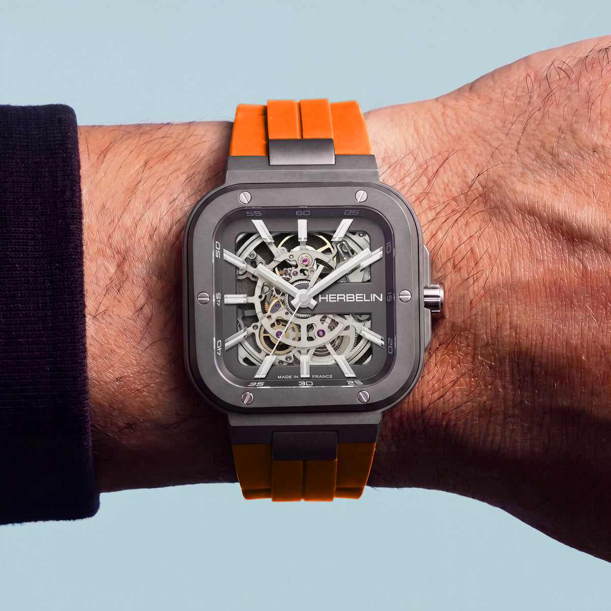 ⁣⁢CAP CAMARAT SQUARE - SKELETON - TITANIUM ORANGE⁤⁣