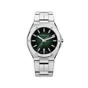 CAP CAMARAT - QUARTZ DATE - ACIER & VERT