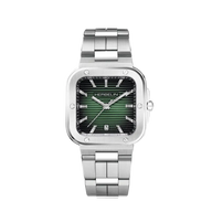 CAP CAMARAT - SQUARE QUARTZ - ACIER & VERT