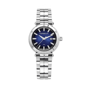 NEWPORT - QUARTZ DATE - ACIER & BLEU