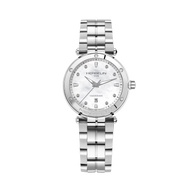 ⁣⁢NEWPORT - QUARZO DATA - ACCIAIO, MADREPERLA E DIAMANTI⁤⁣