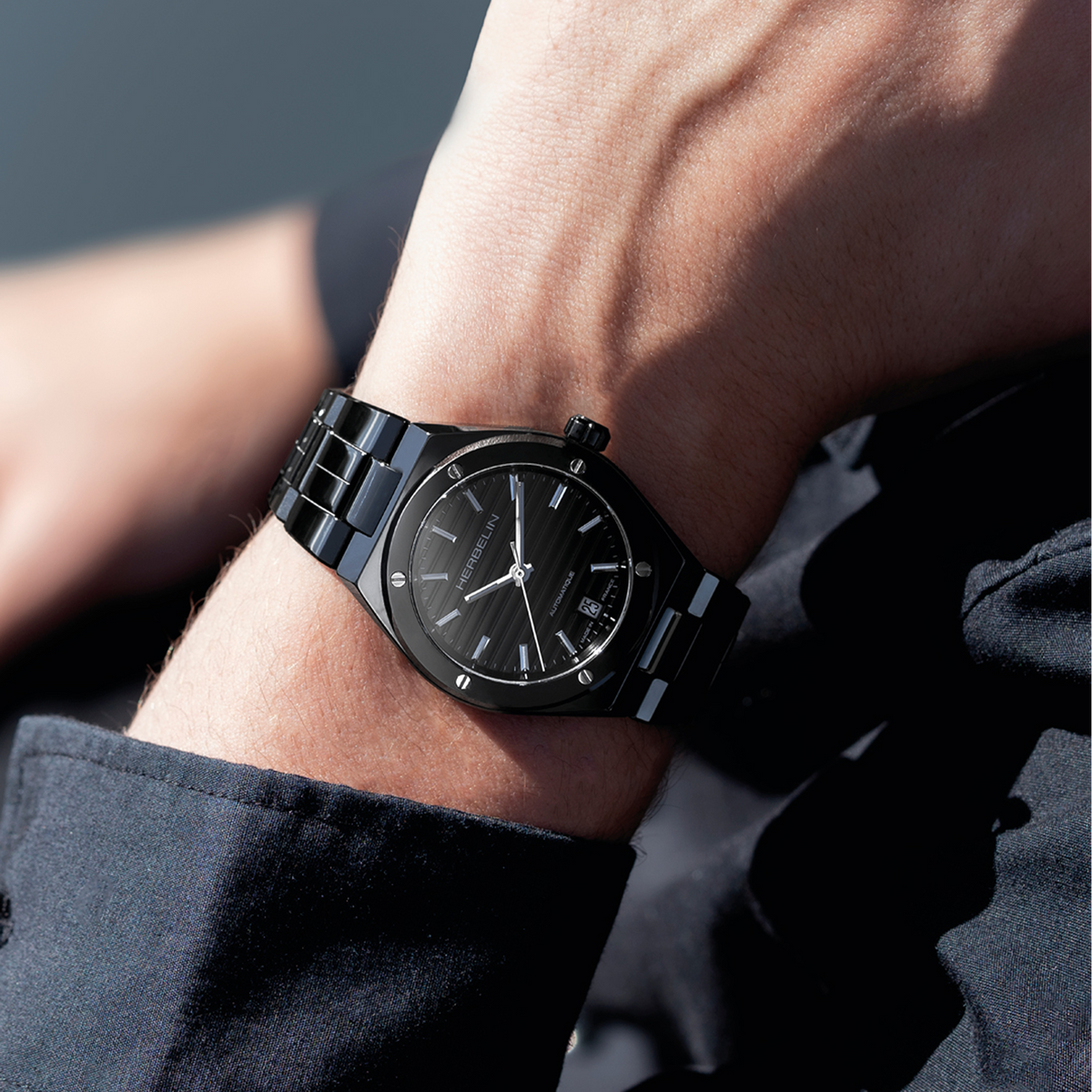 ⁣⁢CAP CAMARAT - AUTOMATIC CERAMIC - POLISHED BLACK⁤⁣