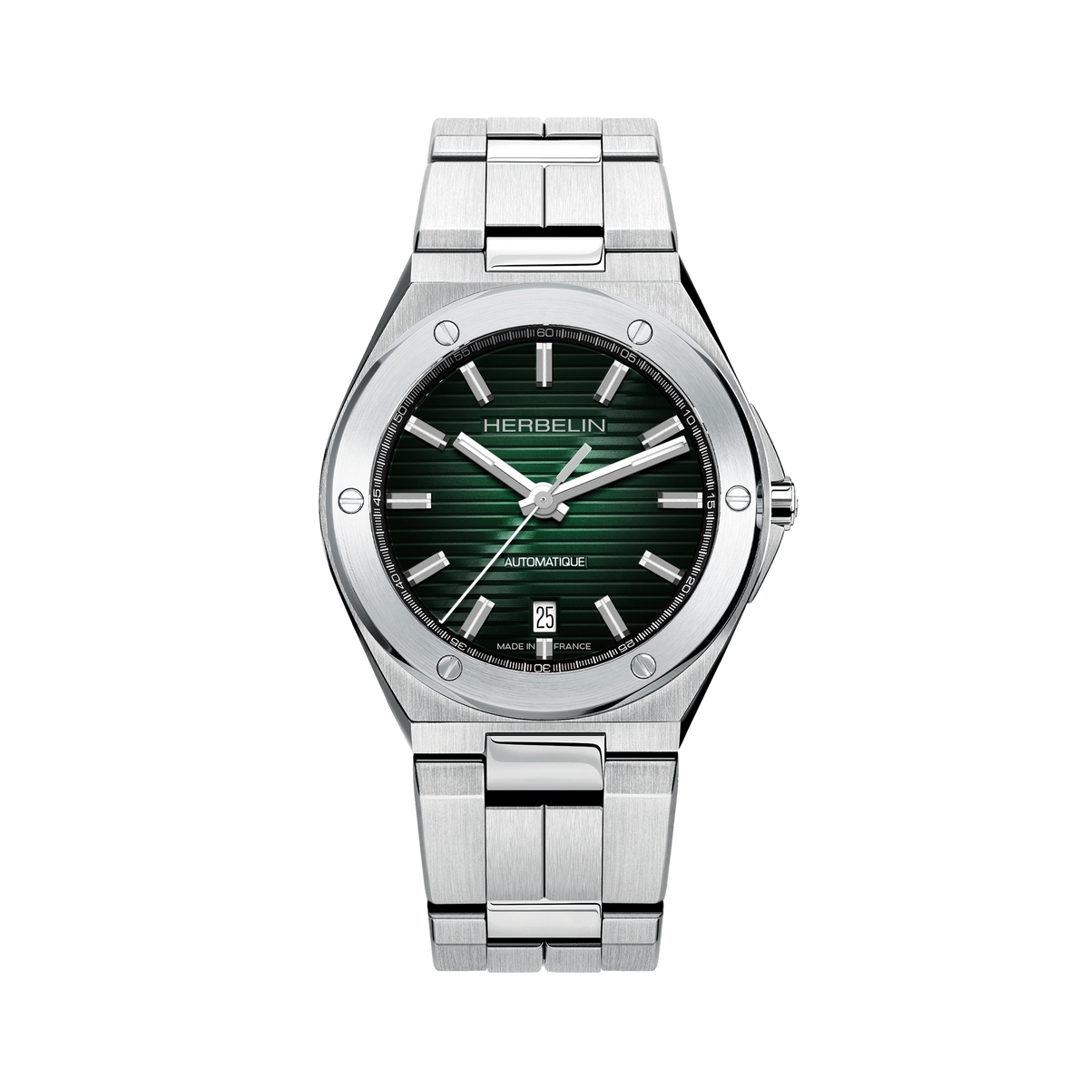 ⁣⁢CAP CAMARAT - AUTOMATIK DATUM - STAHL &amp; GRÜN⁤⁣