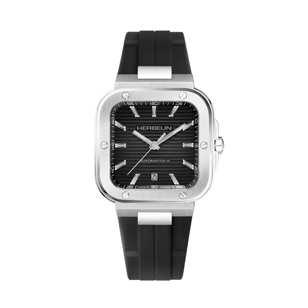 CAP CAMARAT - SQUARE AUTOMATIQUE - ACIER & NOIR