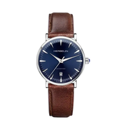 INSPIRATION - AUTOMATIQUE - BLEU & CUIR BRUN