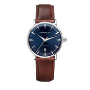 ⁣⁢INSPIRATION - AUTOMATICO - BLU &amp; CUOIO MARRONE⁤⁣