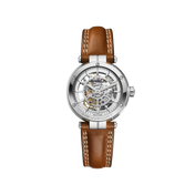 NEWPORT - SQUELETTE - ACIER & CUIR CAMEL