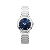 NEWPORT - SLIM - ACIER & NACRE BLEUE