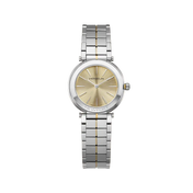 NEWPORT SLIM - QUARTZ - CHAMPAGNE & ACIER
