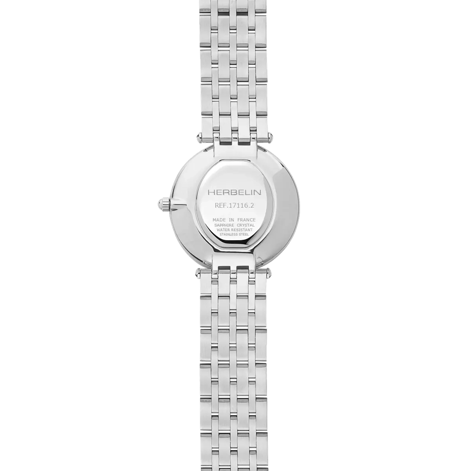 ⁣⁢Bagside af Epsilon, stålbagkasse med modelgravering⁤⁣