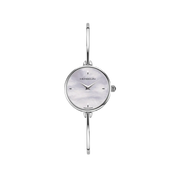 FIL - QUARTZ RONDE - ACIER & NACRE BLANCHE
