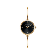FIL - QUARTZ RONDE - DORÉ & NOIR
