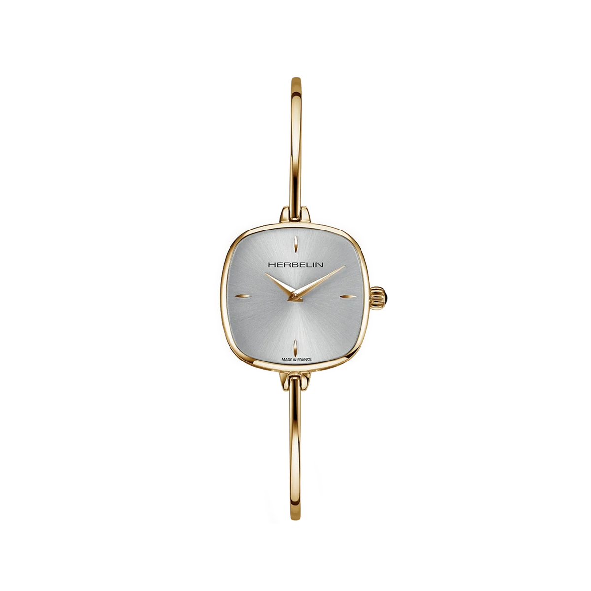 ⁣⁢FIL, white silver dial, yellow gold PVD steel case, two-tone steel bracelet⁤⁣