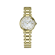 GALET - QUARTZ - NACRE & PVD OR JAUNE