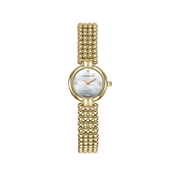 PERLES - QUARTZ - PVD OR JAUNE & DIAMANTS