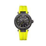 NEWPORT - CARBONE TITANE AUTOMATIQUE - JAUNE
